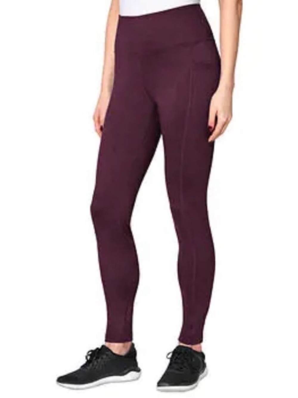 NWT Mondetta Brushed Jacquard Leggings Purple Size Small